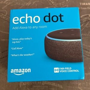 BRAND NEW Amazon Echo Dot (3rd Generation) Smart Speaker - Charcoal